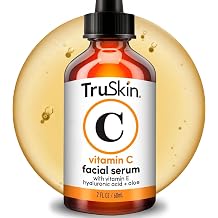 TruSkin Vitamin C Serum for Face &ndash; Anti Aging Face Serum with Hyaluronic Acid &amp; Vitamin E &ndash; Brightening Formula for Improving Appearance of Dark Spots, Fine Lines &amp; Wrinkles &ndash; All Skin Types, 2 Fl Oz