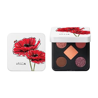 stila Pocket PlayTM Eye Shadow Palette | 5 Silky Powder Shades for Eyes, Face, Highlight & Contour | Compact, Travel-Friendly, Blendable Formula | Matte & Shimmer, Neutral & Bold Tones