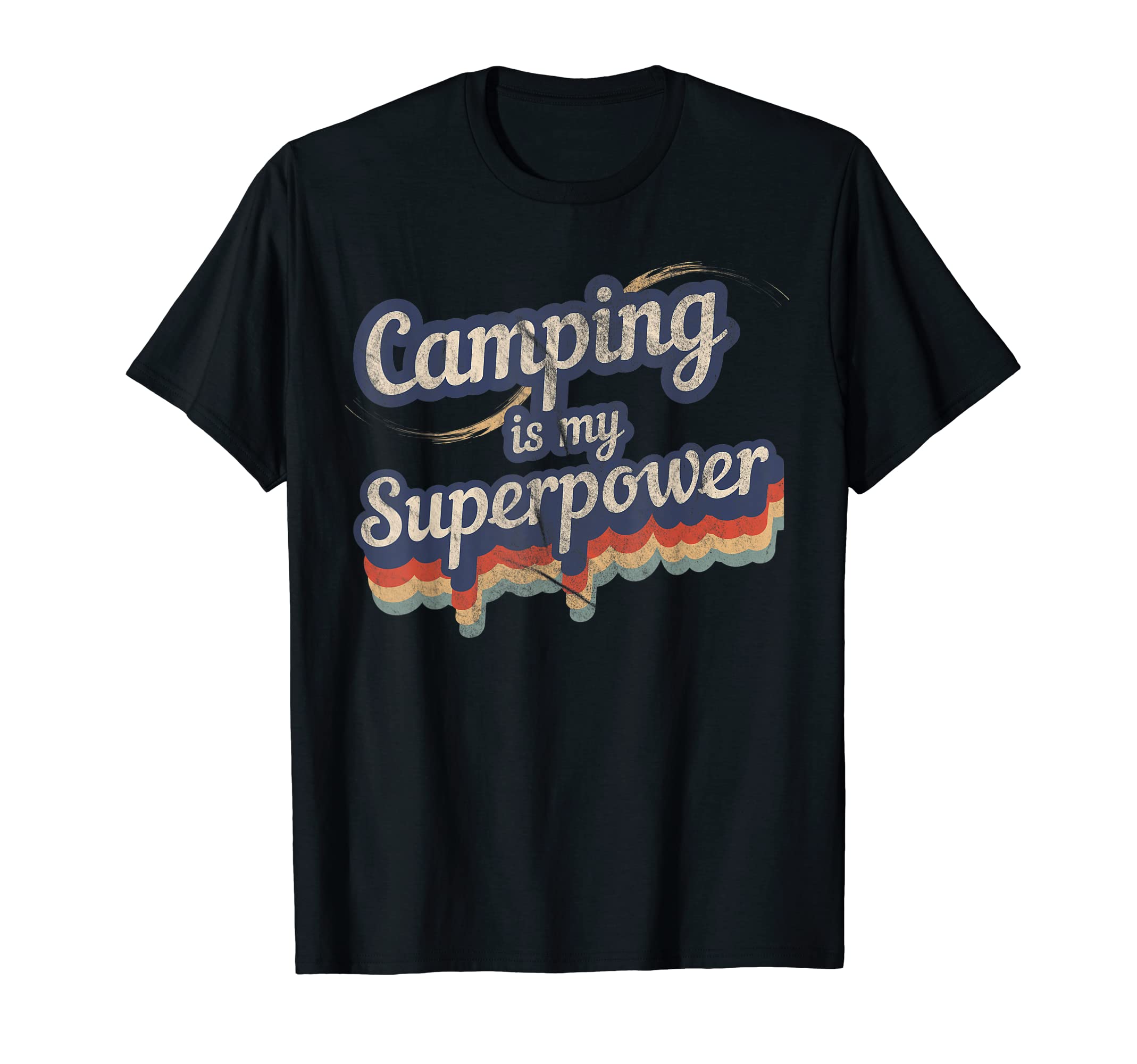 Awesome Camping Is My Superpower ShirtsCamping Is My Superpower T-Shirt Camping Teacher Shirt T-Shirt
