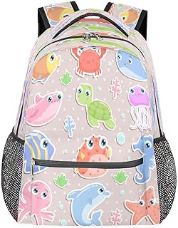 Mochilas para adolescentes meninas meninos flor elefante mochila de viagem para mulheres homens bolsas de livros mochilas universitárias para escola, trabalho laptop mochilas resistentes à água mochila para caminhadas, Multicor, Medium