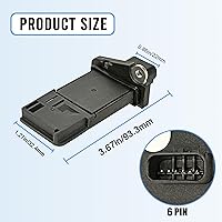 Vista 2 de Sensor de flujo de aire masivo MAF compatible con Ford Escape Expedition Explorer F150 F250 F350 Lincoln MKX MKZ Navigator Town Car Mercury Mariner