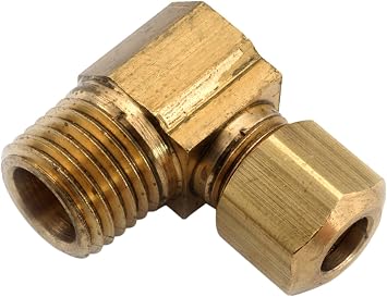 Anderson Metals 750069-0402 1/4-Inch by 1/8-Inch Compression Elbow