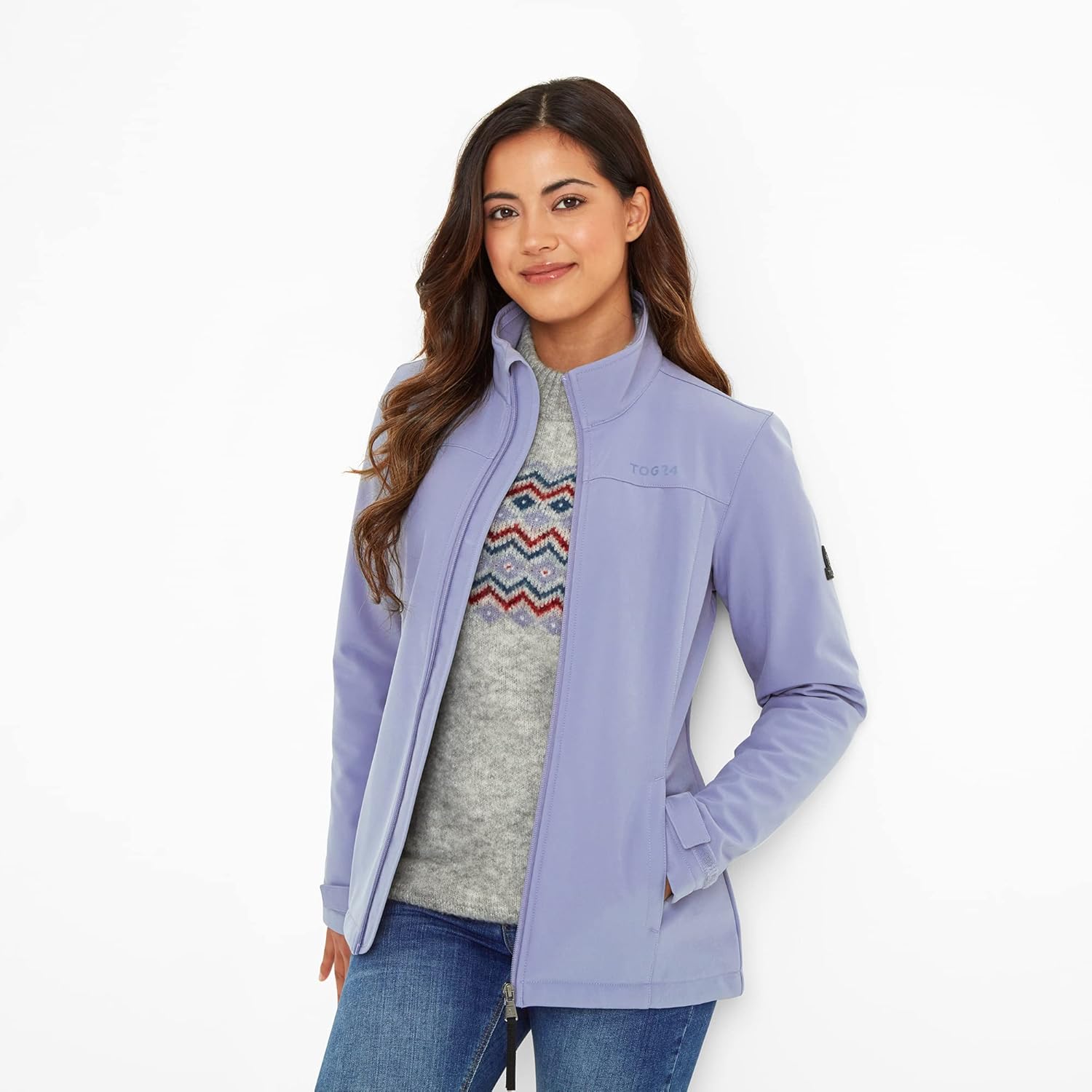 TOG 24 Womens/Ladies Keld Softshell Jacket (8 US) (Dusty Blue)