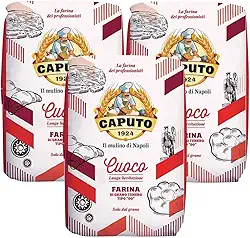 Pack com 3 Farinhas 00 Italiana Caputo CUOCO 1kg