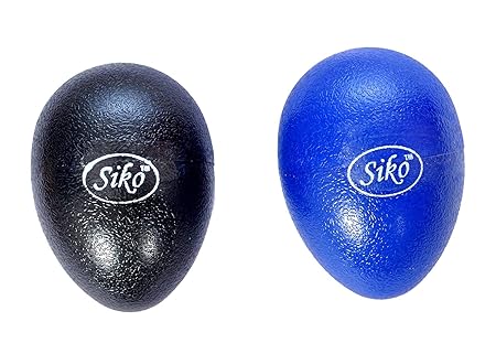 SIKO REEDS Egg Shakers, Combo of 2 Random colour