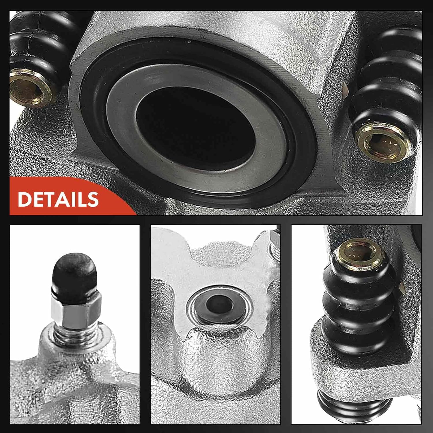 A-Premium Disc Brake Caliper Assembly Without Bracket Compatible with Select Ford and Lincoln Models - For F-150 2004-2011, Lobo 2005-2009, Mark LT 2006-2008 2010-2011 - Rear Left Driver Side
