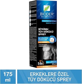 Bioder Tüy Dökücü Sprey Erkek 175 Ml - Tüy Azaltıcı Etki