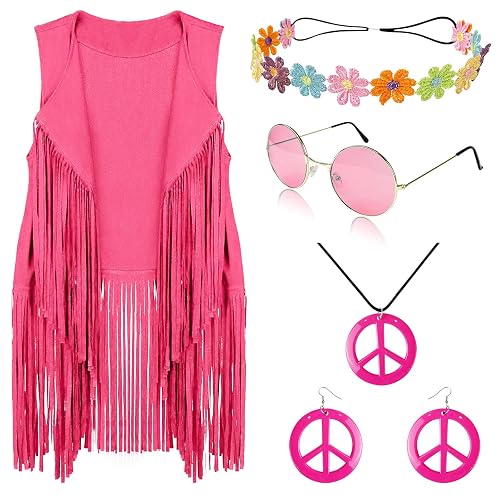 FunMular 60s 70s Outfits for Women Disco Hippie Costume Clothes