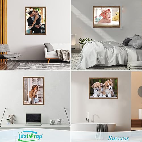 Vista 159 de Marco gris rústico de 18 x 24 pulgadas, marco para póster de 18 x 24 pulgadas, color gris envejecido, grande, retro, natural, 24 x 18 pulgadas