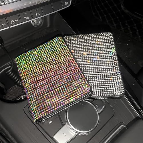 Miniatura 3 de Bling Bling - Tarjetero para tarjetas de visita de cristal brillante, de acero inoxidable, tarjetero de negocios, tarjeta de crédito, bolsillo para