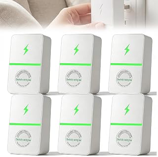 6 Pack Stopwatt SmartPlug Device, top Watt Device Plug-in for Home & Office US Plug 90V-250V 30KW Load Energy Saver