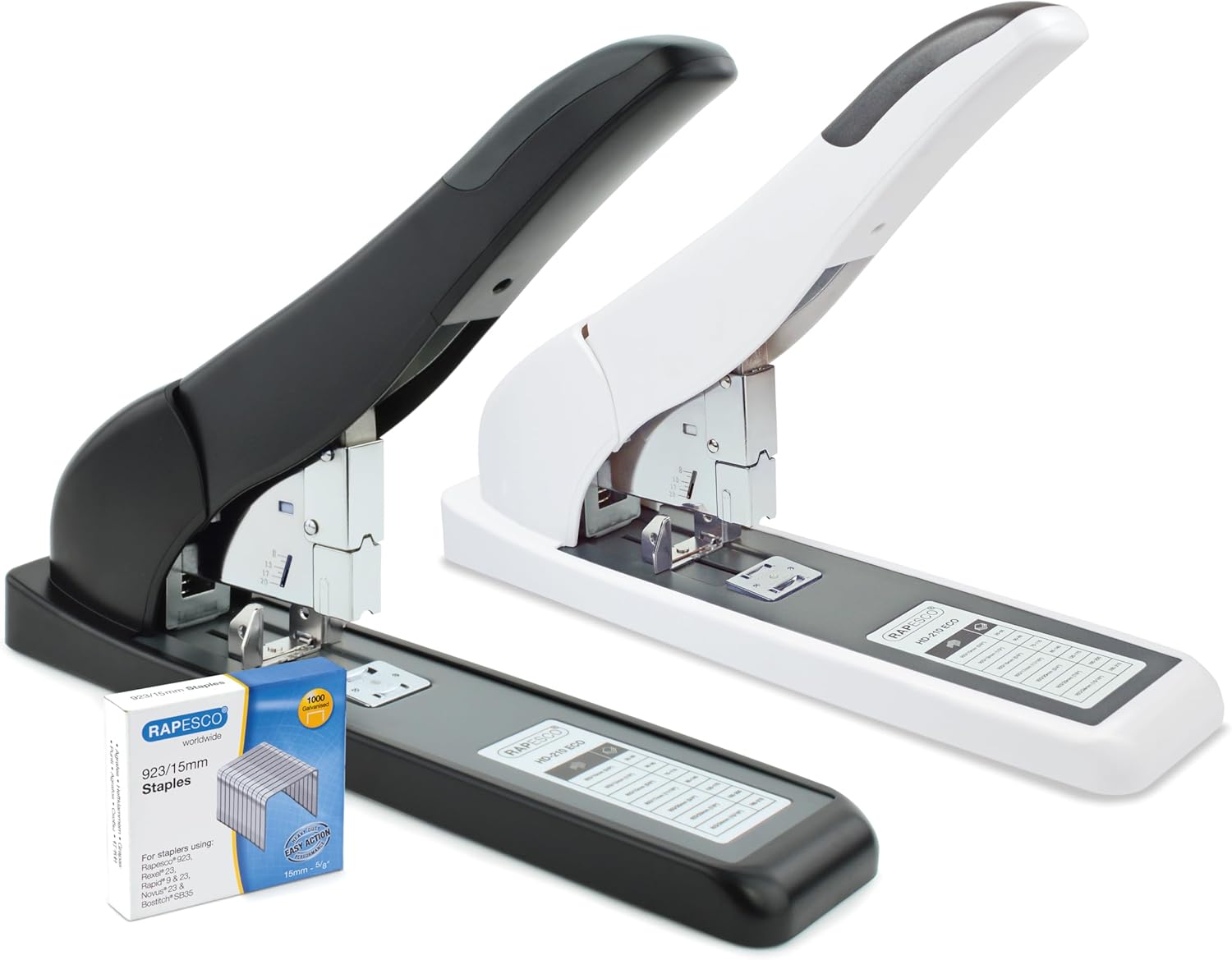 Rapesco ECO HD-210 Heavy Duty Stapler - Soft White , 210 sheet (1397)