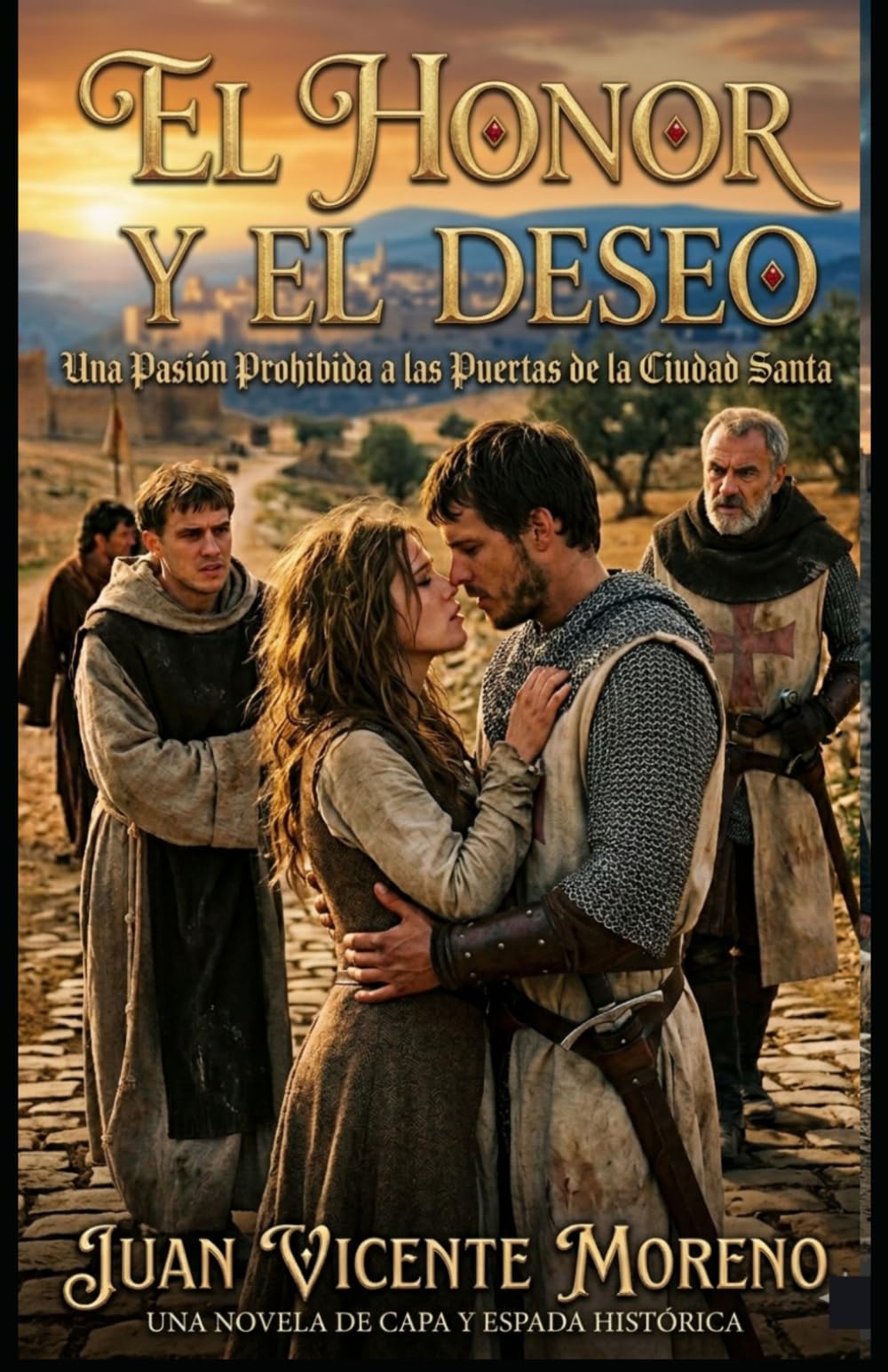 EL HONOR Y EL DESEO: Una pasión prohibida a las puertas de la Ciudad Santa (romance de ficción histórica femenina con amor y lucha)