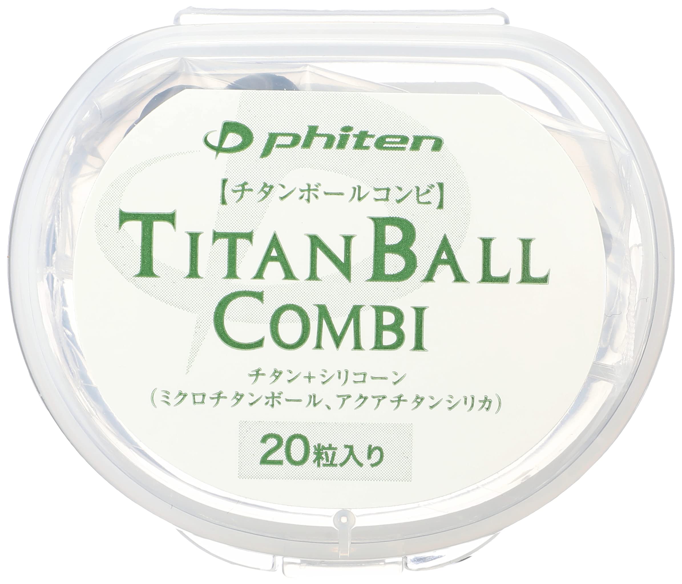 Amazon | phiten(ファイテン) チタンボール コンビ 20粒