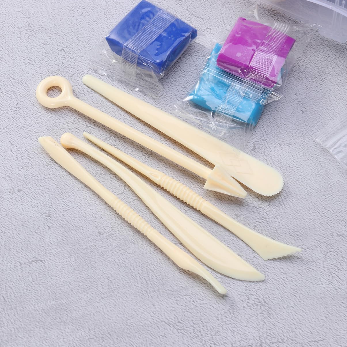 Uonlytech Kit de Arcilla Polimérica 24 Colores para Niños Incluye Herramientas Arcilla para Hornear y para Manualidades