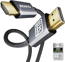 8K HDMI to HDMI Cable, Certified Ultra High Speed HDMI Cable 4K@240Hz, 8K@60Hz, HDMI 2.1, 6 Feet, 48Gbps, Aluminum Shell, Nylon Braided