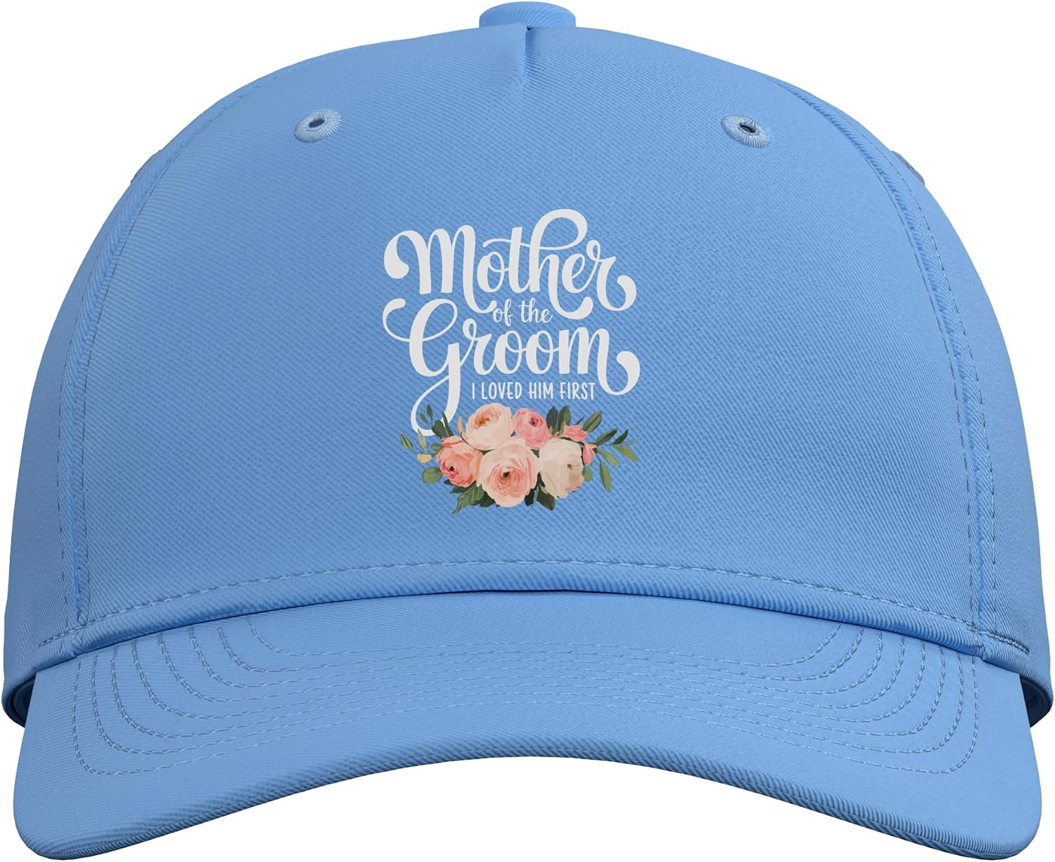 Mother of The Groom in Loved I Am Blessed Adjustable Baseball Hat image 2
