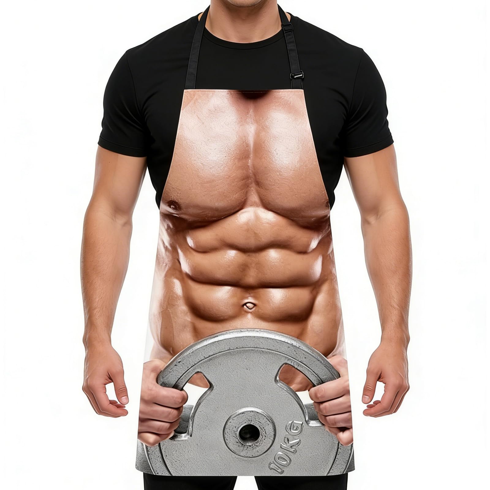 Fadcaer Sexy Funny Apron Novelty Gifts for Men Secret Prank Apron Novelty Kitchen Apron Cooking BBQ Funny Gifts for Men on Birthday Christmas Anniversary (A2)
