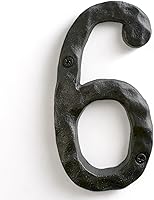Vista 16 de NACH Números de casa para exterior, números de dirección negros de 5.5 pulgadas para casa - Número 3 - Números rústicos para exteriores