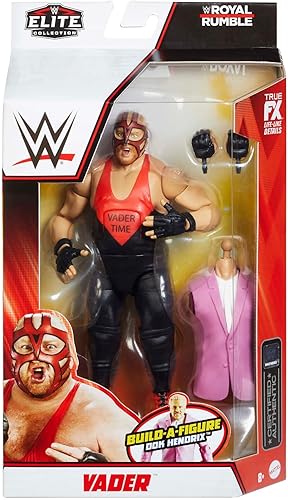 Miniatura 6 de WWE Figura de acción Elite Royal Rumble Vader con accesorio y piezas de Dok Hendrix Build-A-Figure , HKP16