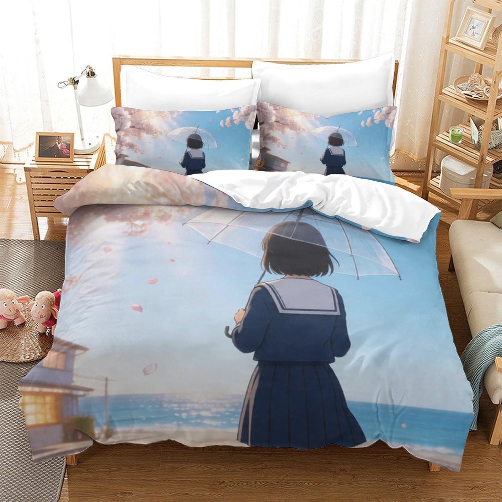 Housse de couette respirante contre la transpiration pour chambre d'ado et adulte