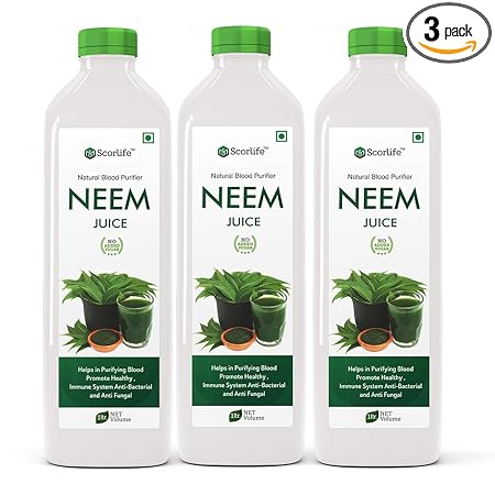 Scorlife Neem Juice 1000ml. [Pack of 3]