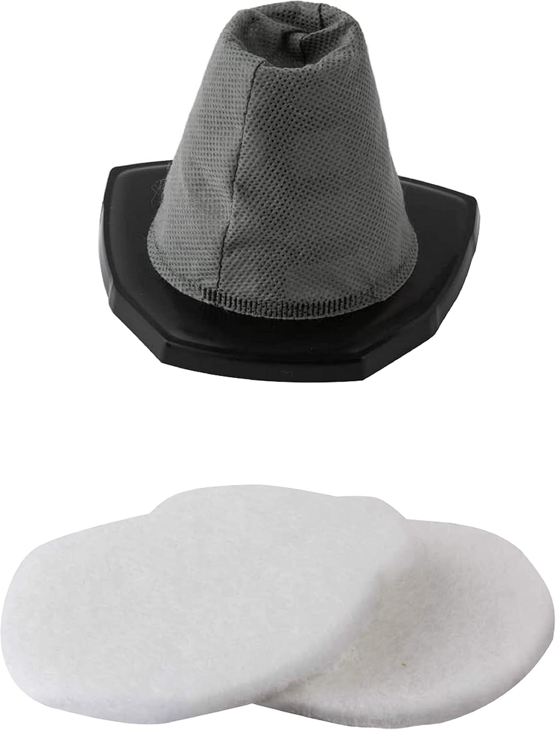 Eureka Home Lightweight Stick Vacuum Cleaner, Powerful Suction Corded Multi-Surfaces, 3-in-1 Handheld Vac, Blaze Black and Eureka Filter &Pre Motor Filter, Gray