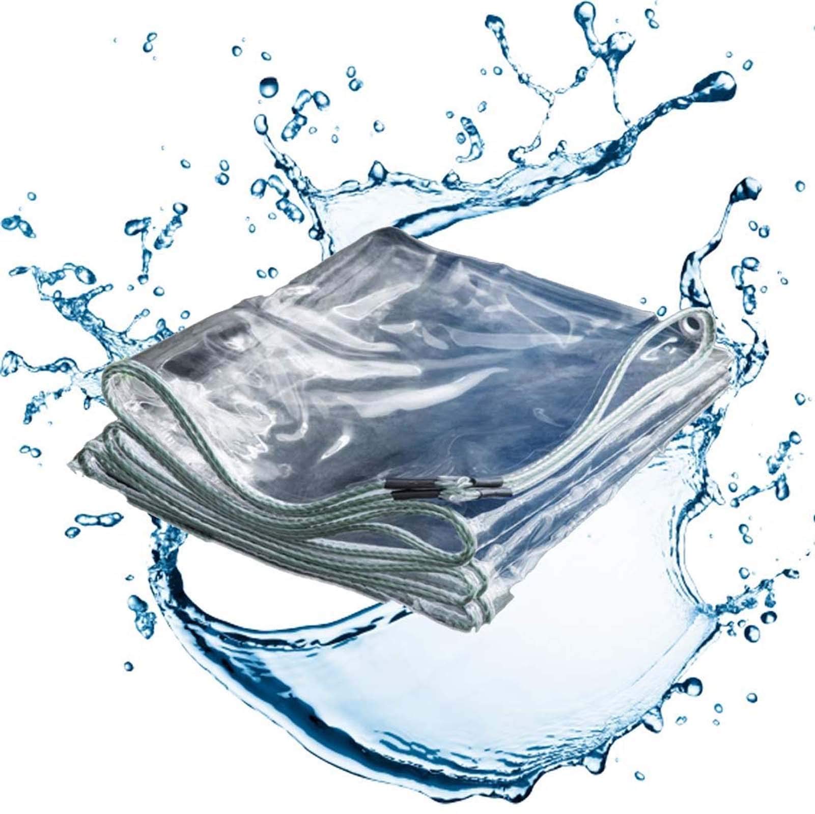 Lona grande resistente al agua y rayos UV con ojales fácil de plegar