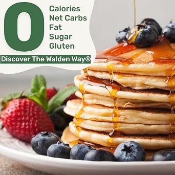 Walden Farms Original Recipe Pancake Syrup, Zero Calories, Vegan, Kosher, Keto Friendly, Gluten Free, 12 Fluid Ounce (Pack of 6)