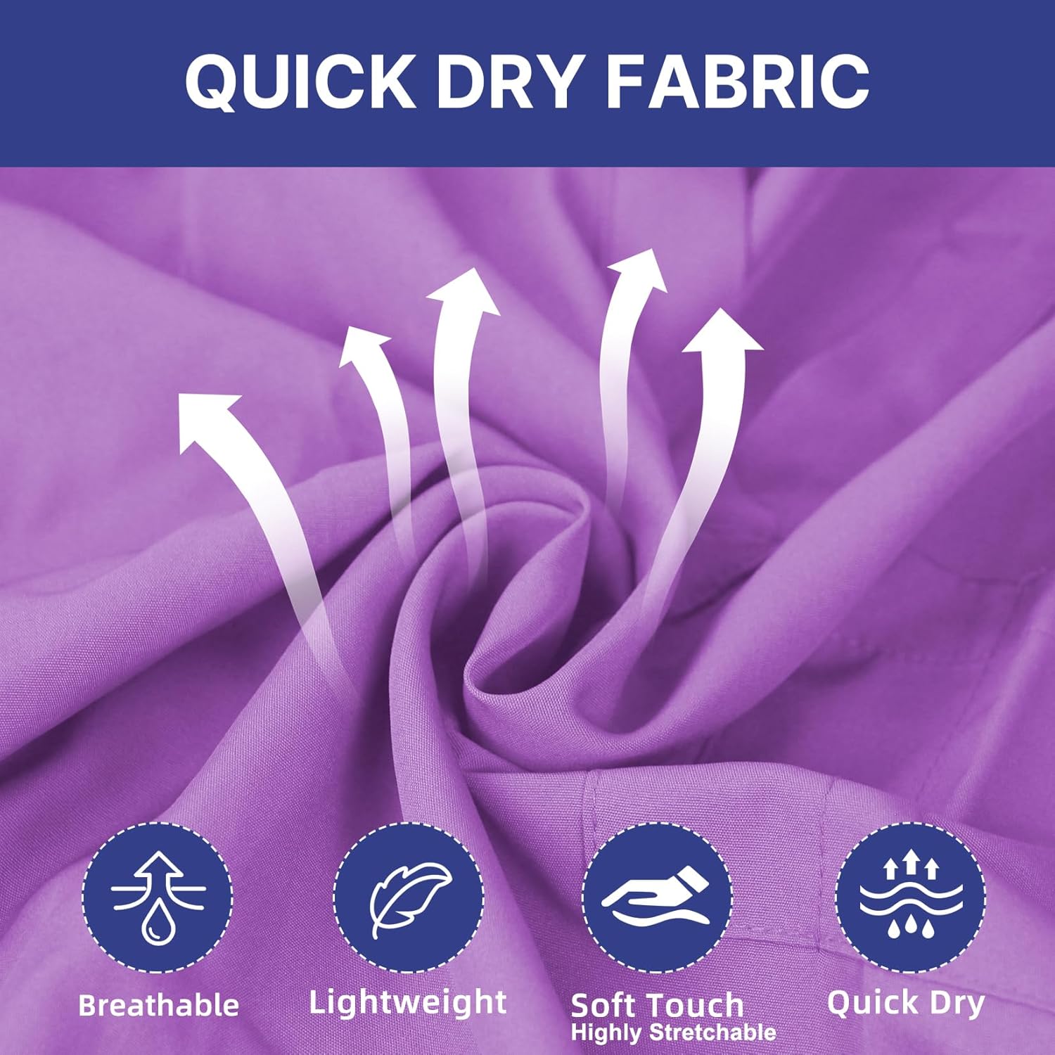 Jogging Scrubs Set for Women,Soft and Stretchy Nurse Uniform V-Neck Top and Yoga Jogger Pants with Multi Pocket - Image 2