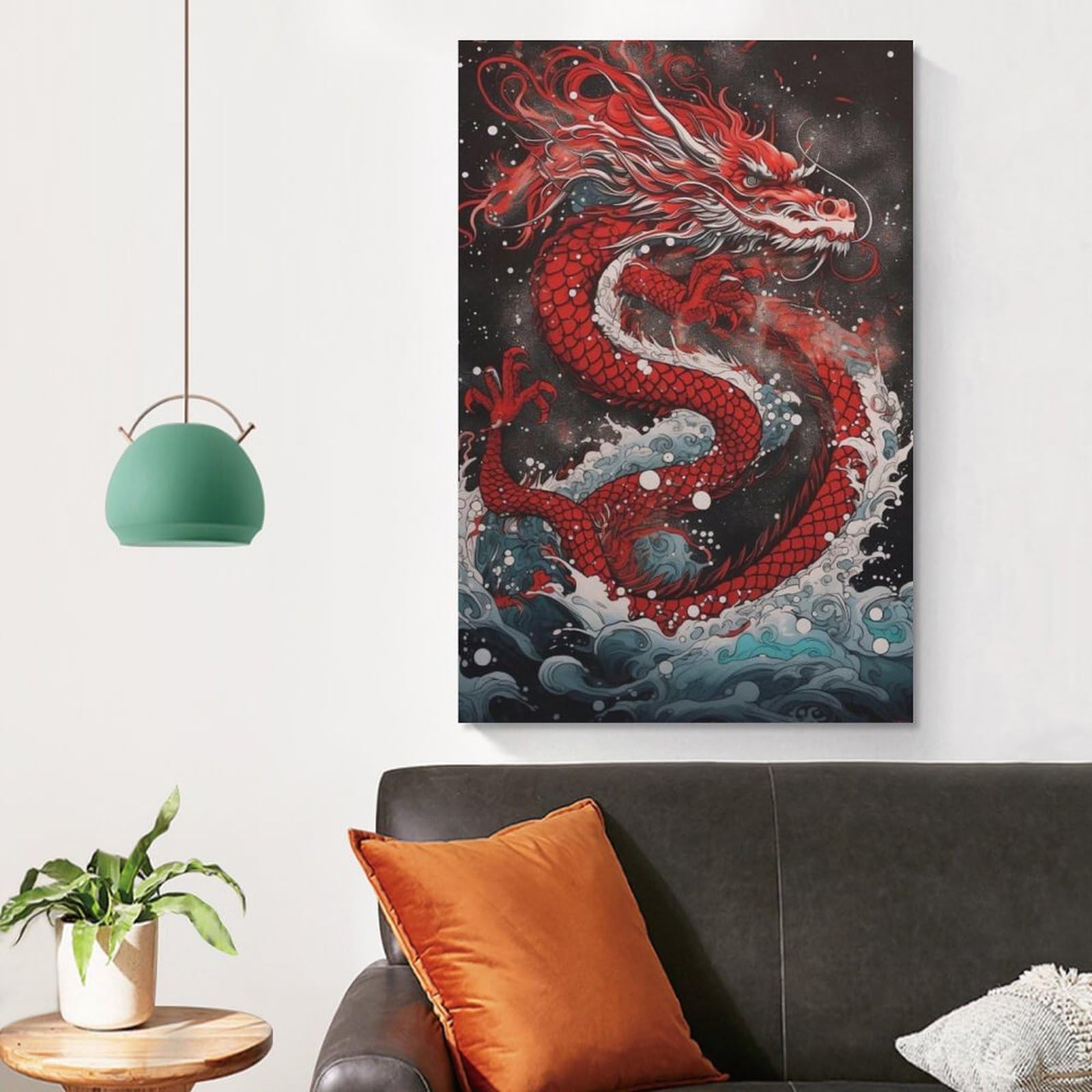Poster The Great Sea Dragon Stile Anime - Stampa Onda Giapponese Formato A3