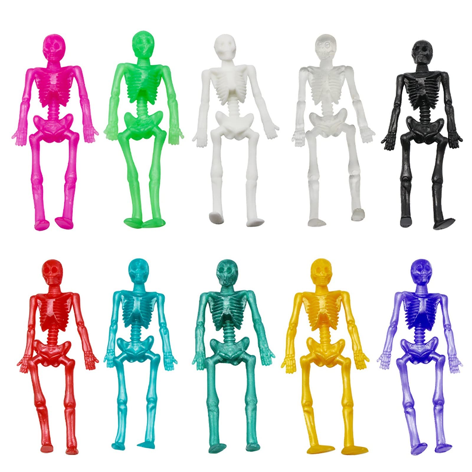 Hüpfendes Halloween- als lustige Partygeschenke weiche Süßigkeitentütenfüller für knifflige Überraschungsartikel für fröhliche Grusel-Dekoration zur Feier (Multicolor, One Size)