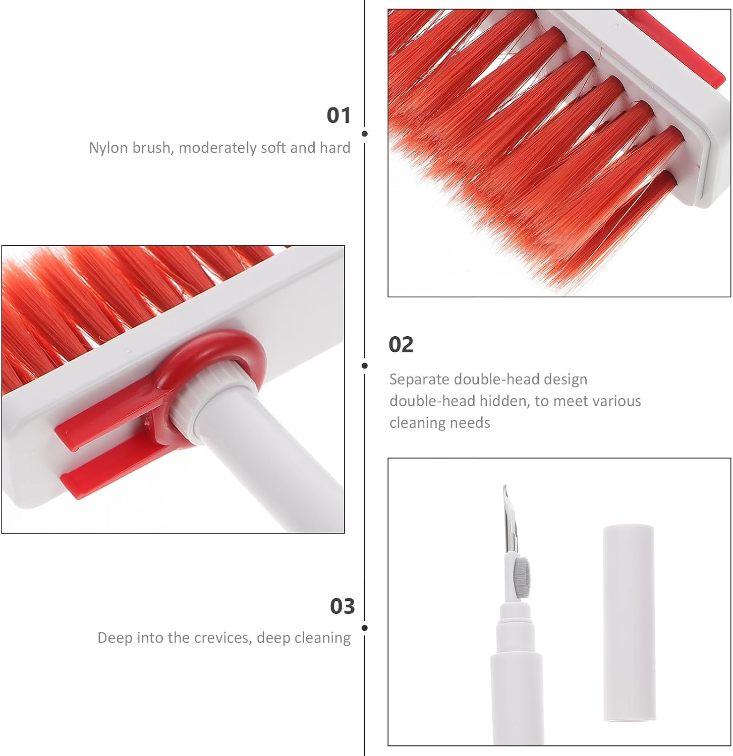 Anti-Static Cleaning Brush, Portable Plastic Dust Cleaner