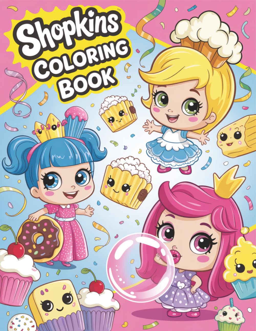 The Coloring Book: Cute, Easy, Bold Coloring Pages for Relaxation & Fun Easy Coloring Pages