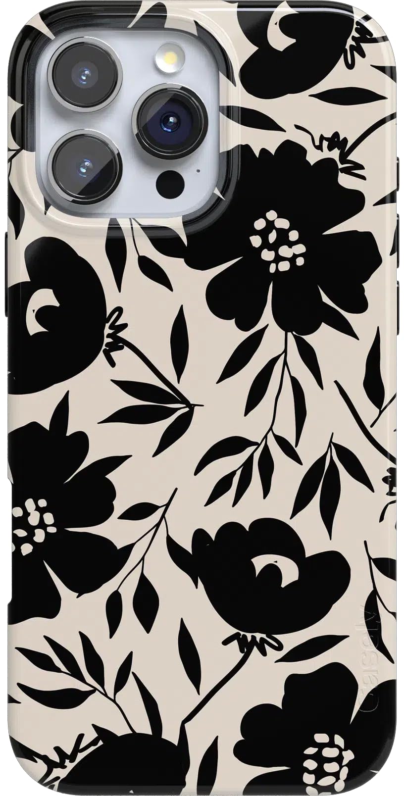 Casely iPhone 16 Pro Max Case | Dark Fantasy | Contrast Floral | Compatible with MagSafe | Classic Ultra Slim Design