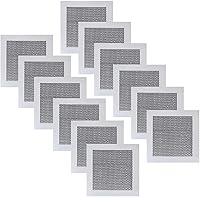 Vista 1 de Paquete de 12 parches de reparación de paneles de yeso de 2 pulgadas, parche de reparación de pared de aluminio, malla de fibra autoadhesiva sobre