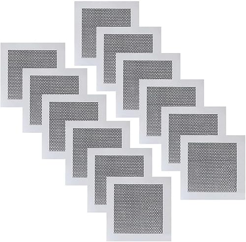 Brave Tour Paquete de 12 parches de reparación de paneles de yeso de 2 pulgadas, parche de reparación de pared de aluminio, malla de fibra