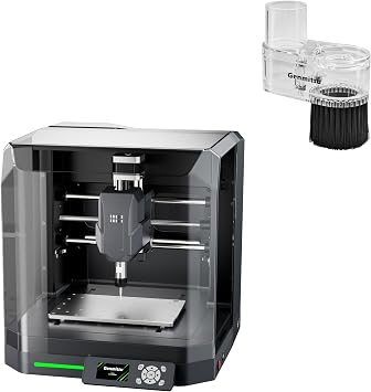 Genmitsu Cubiko CNC Router Machine with Enclosure +CNC Dust Shoe ABS Cover Cleaner