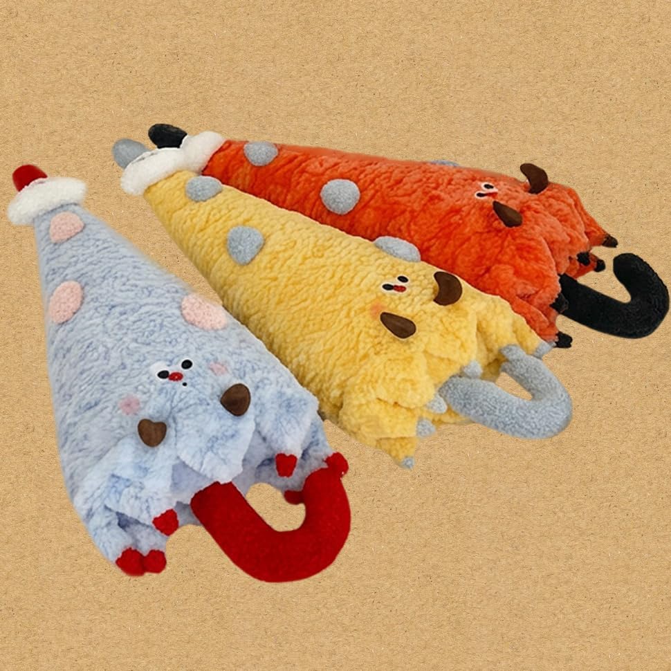Cuddly Umbrella Shape Plush Big Pillow Soft Yellow Umbrella Stuffed Cushion Decor Gifts/31.4'' image 4
