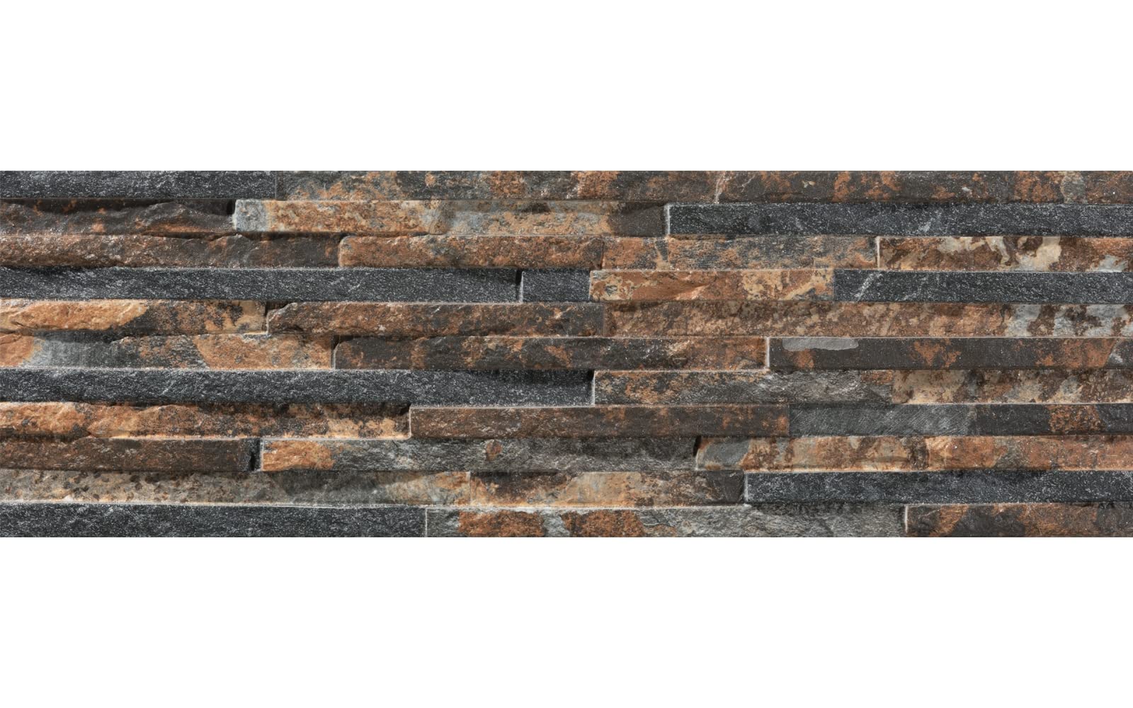 Go Bathrooms Magma Avi Split Face Tile | Wall Brick Effect Tile | Porcelain Matt Finish | Cut Sample