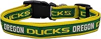 Vista 3 de Collar para mascotas NCAA - Resistente, fuerte, duradero y ajustable, collar de perro NCAA -, Oregon Ducks, M, Team