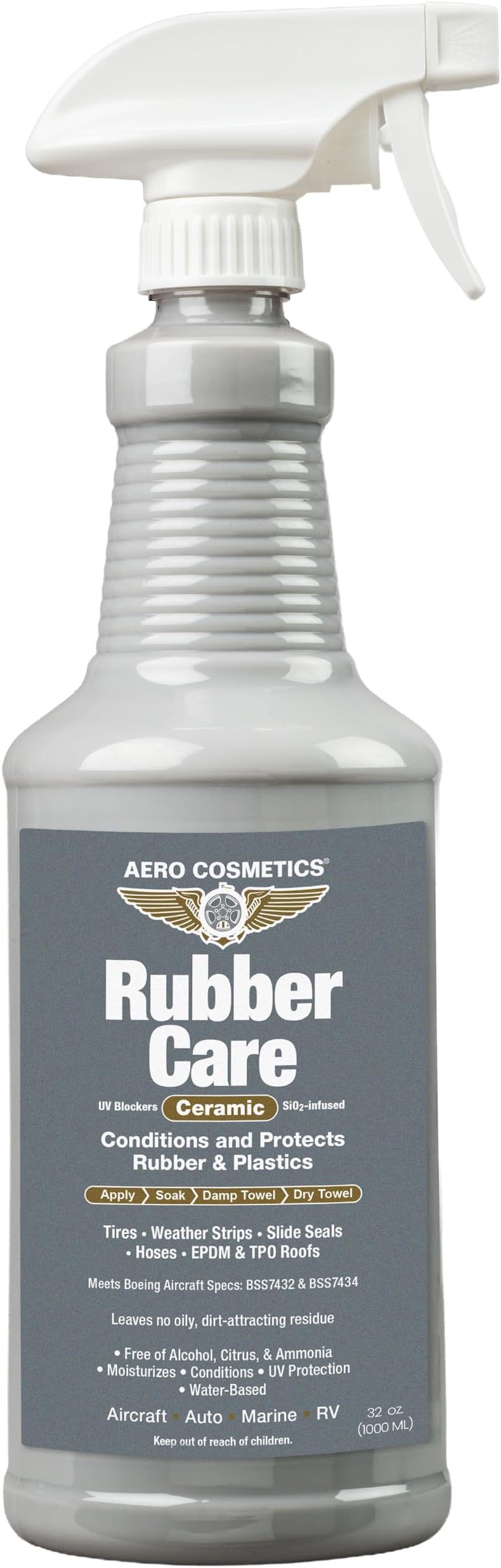 Rubber Care Matte Tire Shine & Ceramic Rubber Conditioner