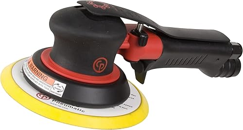 Miniatura 3 de Chicago Pneumatic CP7255CV - Herramienta de lijadora orbital aleatoria de aire, mejoras para el hogar, herramientas de carpintería, pulidora,