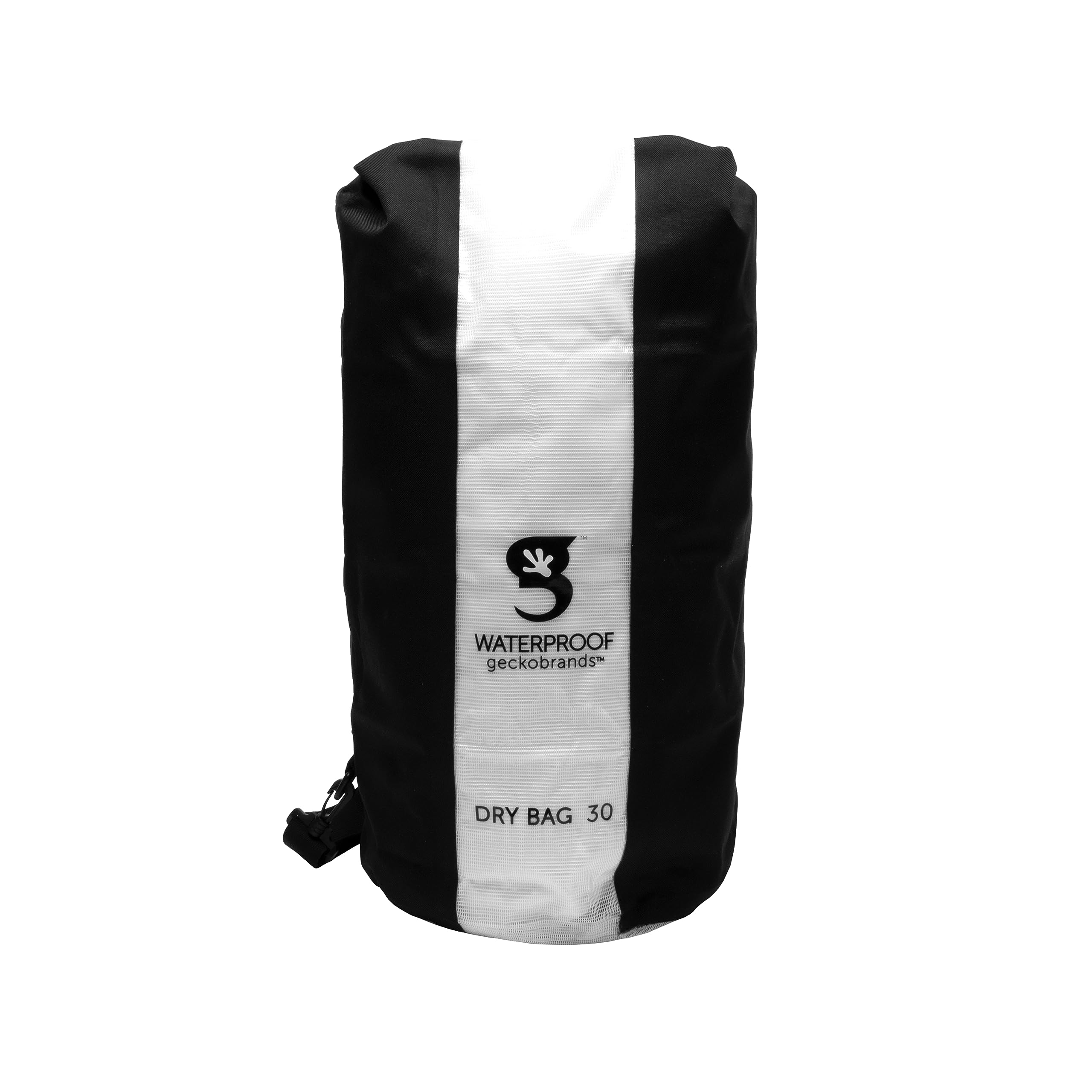 geckobrands Durable View Dry Bag – Waterproof Roll Top Dry Bag with Translucent Front Panel for Easy Identification