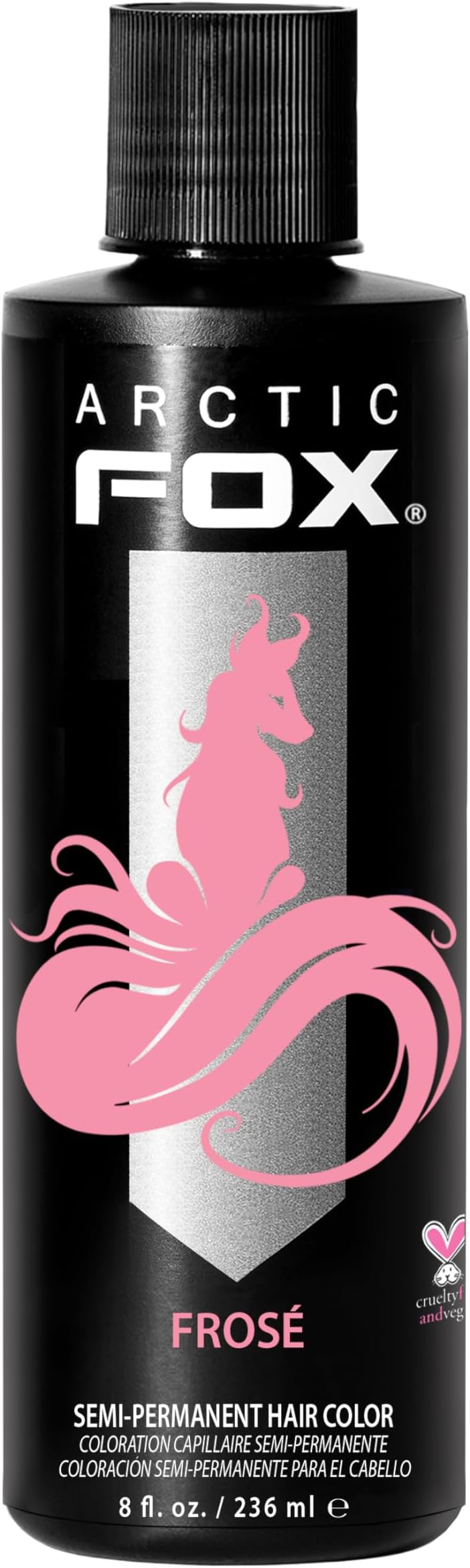 Vegan and Cruelty-Free Semi-Permanent Hair Color Dye (8 Fl Oz, FROSE)