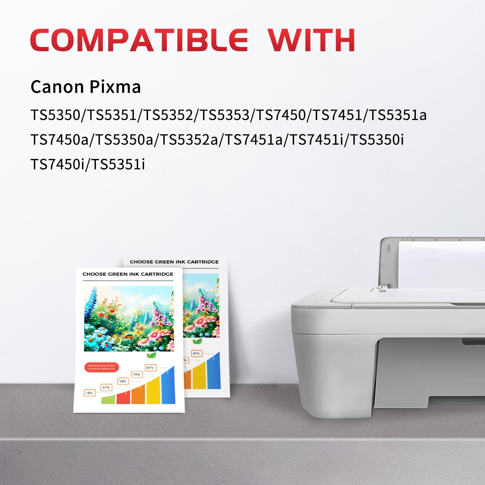 ZIPRINT 560 561 XL wkłady do drukarek Canon 560 561 PG-560 XL CL-561 XL do Canon Pixma TS5350, TS5351, TS5352, TS5353, TS7450, TS7451 (czarne, kolorowe)