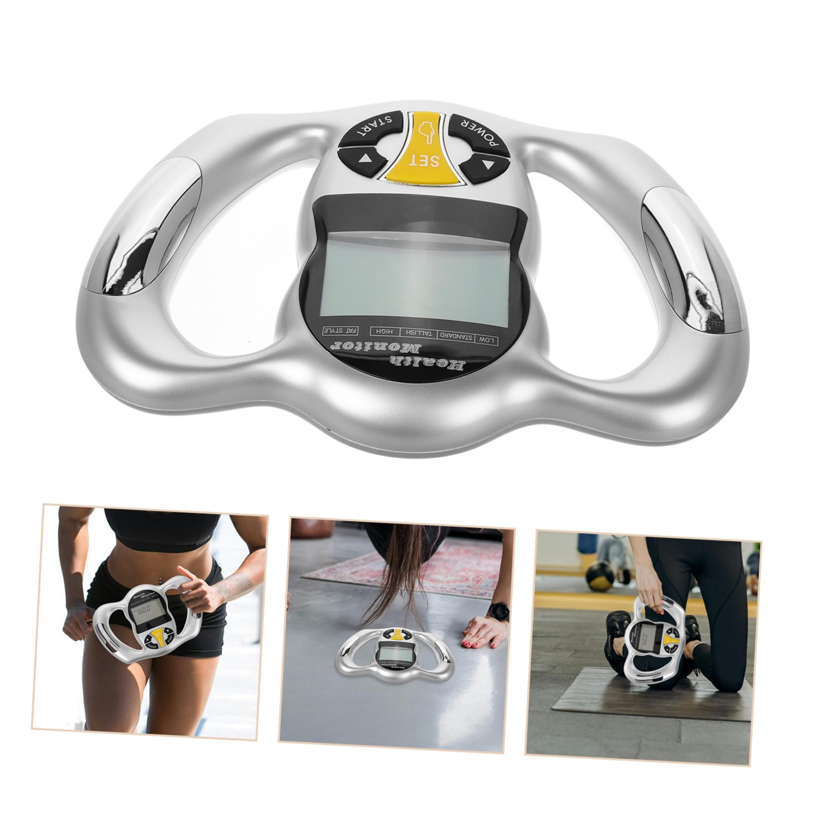 Medidor Abs de Portátil Grasa, Analizador Mango Corporal Plata