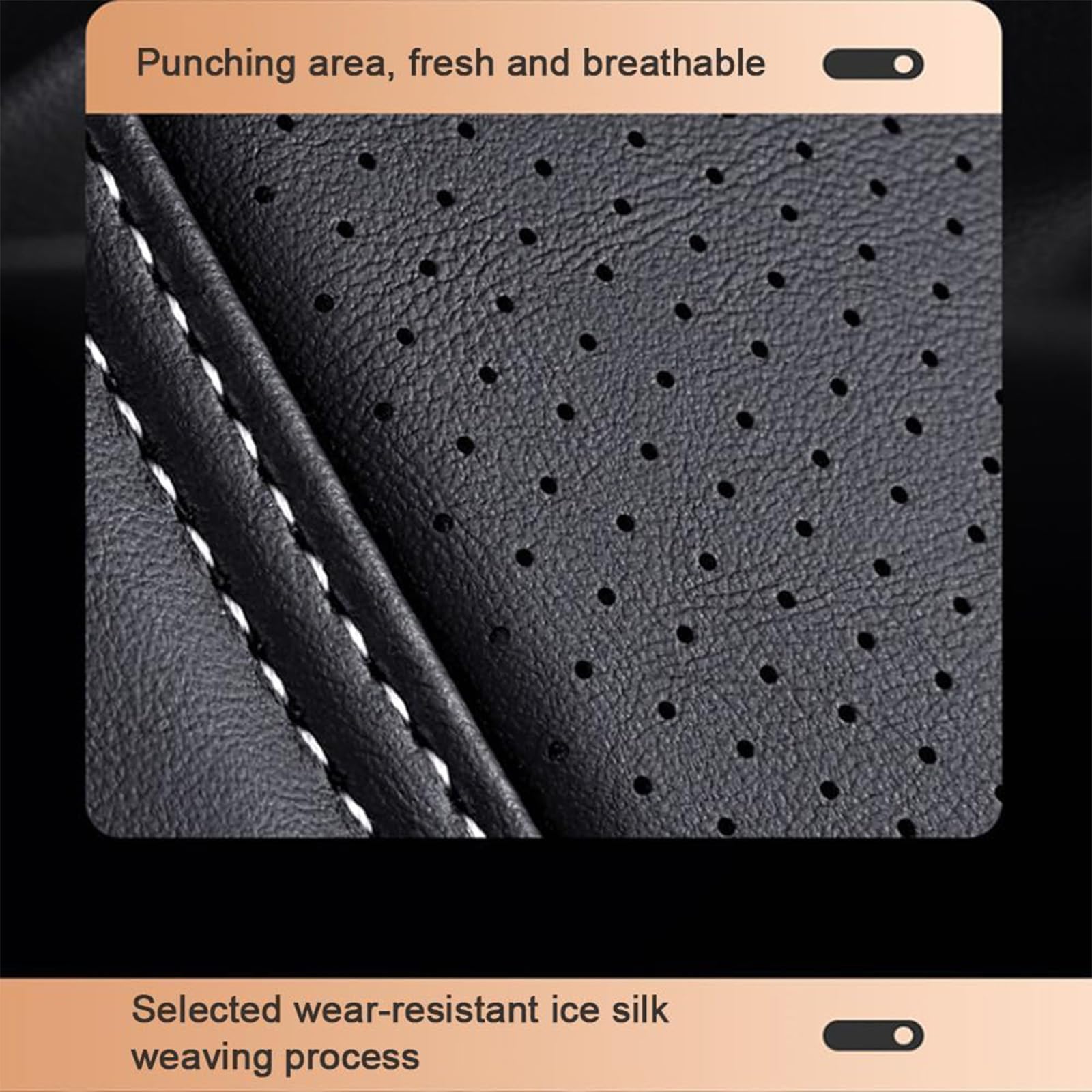 Coussin Rehausseur de Siège Avant pour Expert 3 (III) V I 2016-2024, Protection Assise Conducteur Voiture Antidérapant Support Fessier Automobile,Black