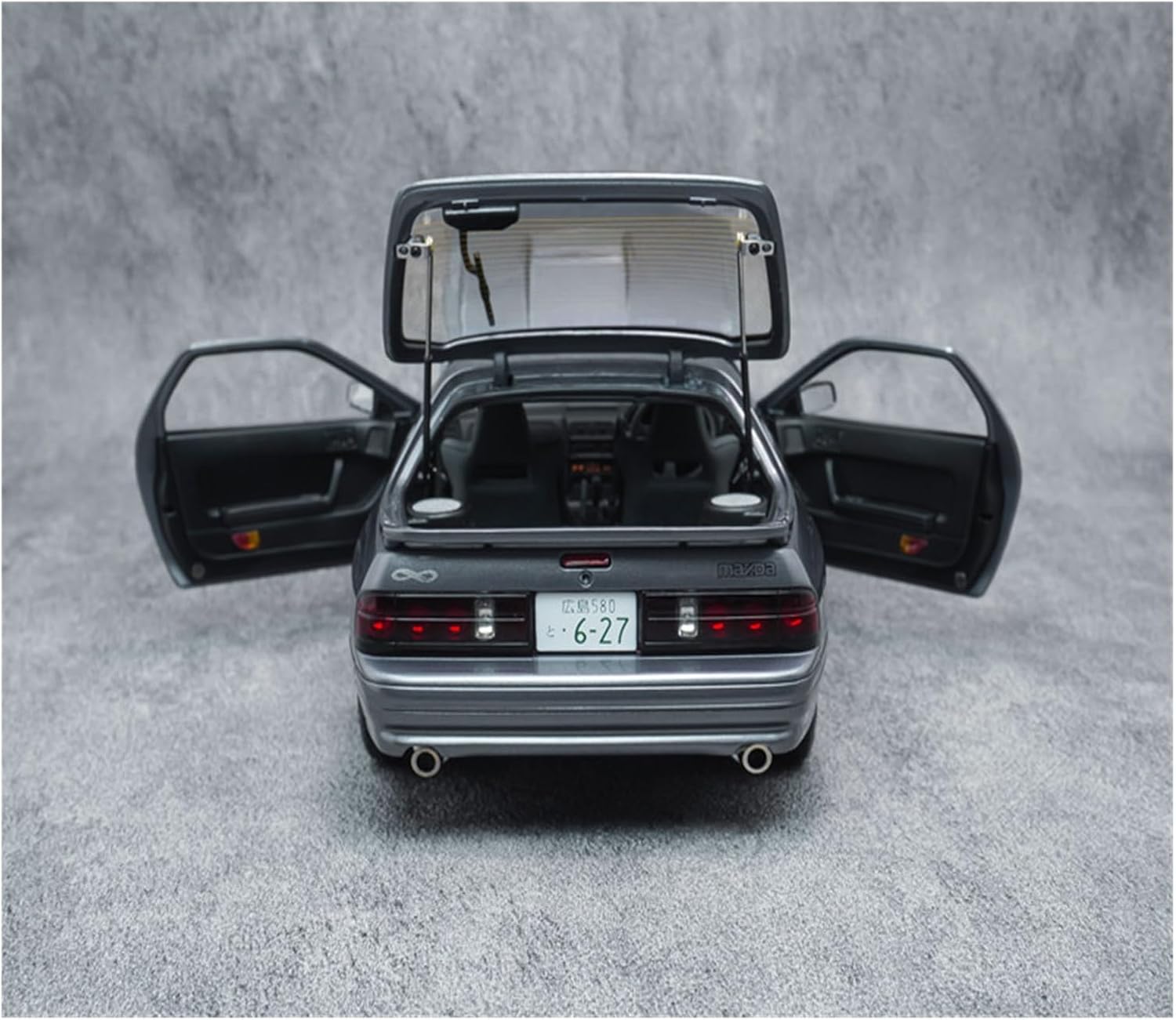 1：18 for Mazda RX-7 Die-cast Car Collection and Display Creative Gift Vehicles