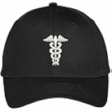 Medical Symbol Embroidered Dad Hat Baseball Cap